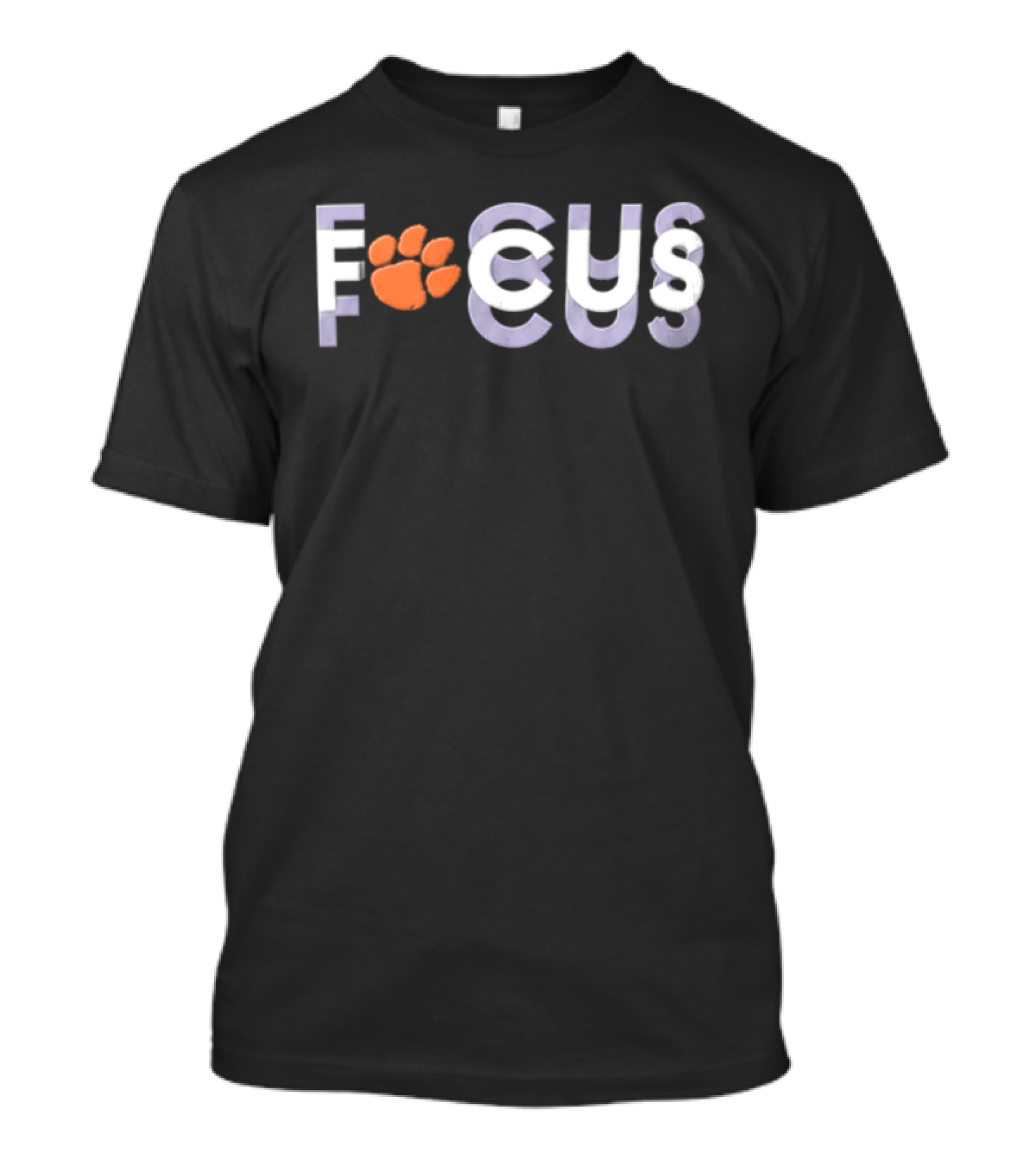 Tait Reynolds Clemson Focus Paw Print T-Shirt