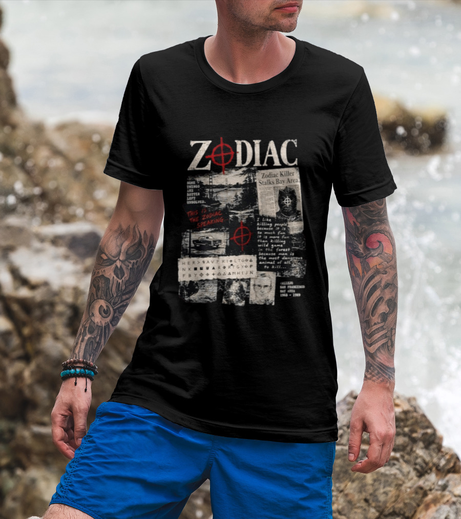 Zodiac Killer This Is The Zodiac Speaking Cipher San Francisco Bay Area T-Shirt