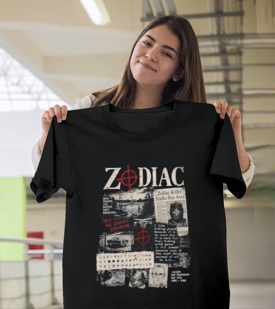 Zodiac Killer This Is The Zodiac Speaking Cipher San Francisco Bay Area T-Shirt