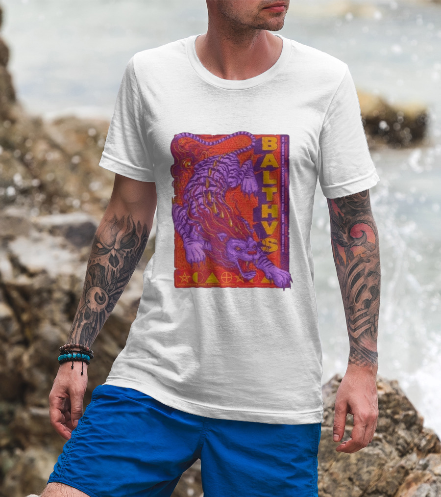 Original Balthvs San Diego Oct 2026 Featuring Richard Houghten Vibrant Lion T-Shirt