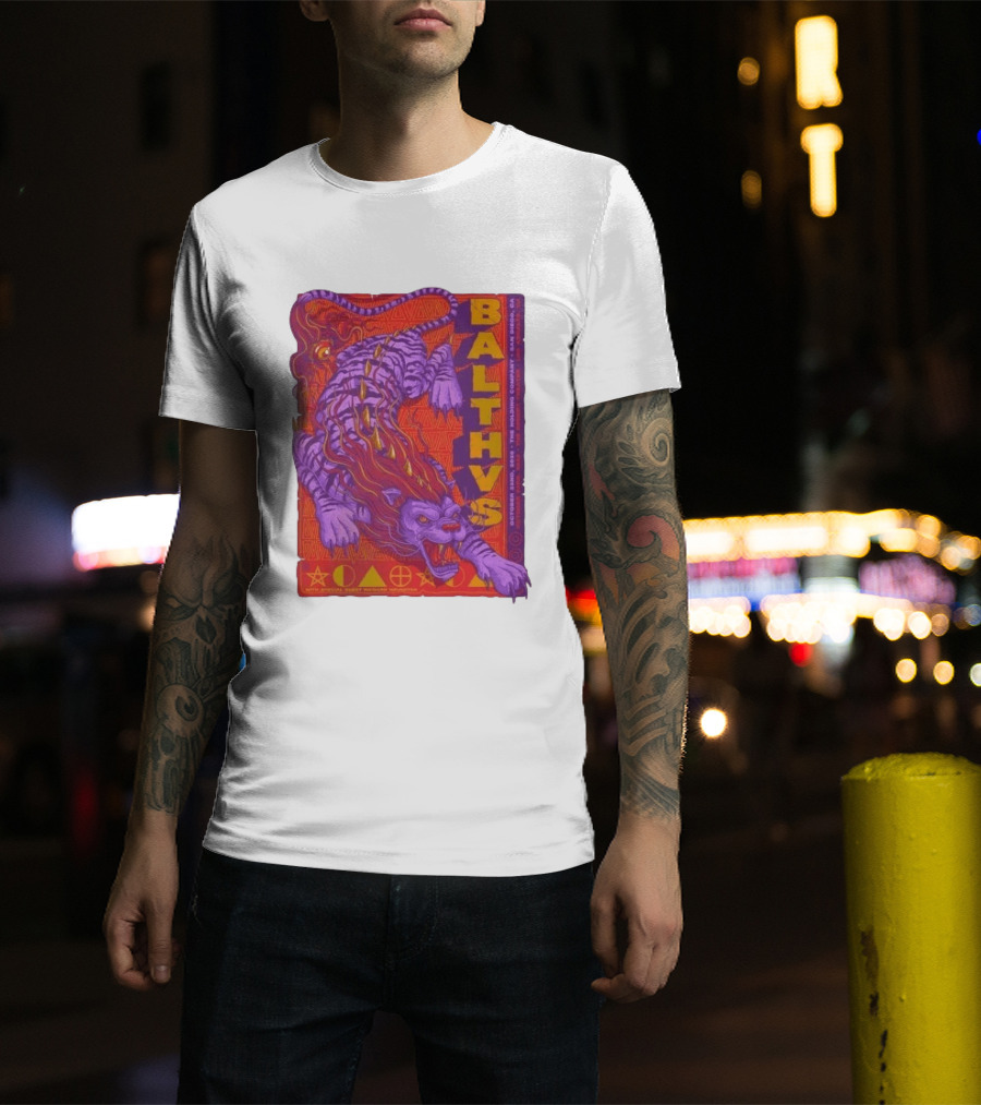 Original Balthvs San Diego Oct 2026 Featuring Richard Houghten Vibrant Lion T-Shirt