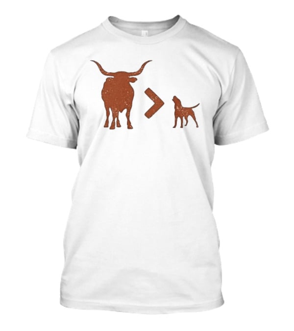 Original Greater Than Texas Football Rivalry Longhorn Vs Aggie T-Shirt