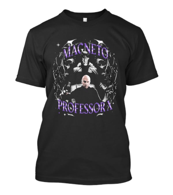 Avengers Doomsday Magneto Professor X Faces T-Shirt