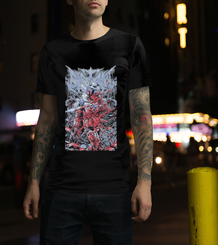 Distant Bounty Hunter Star Wars Metal T-Shirt