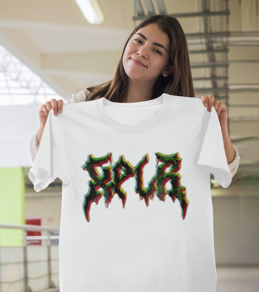 SPUR Glitchy Spiky Metal Font T-Shirt
