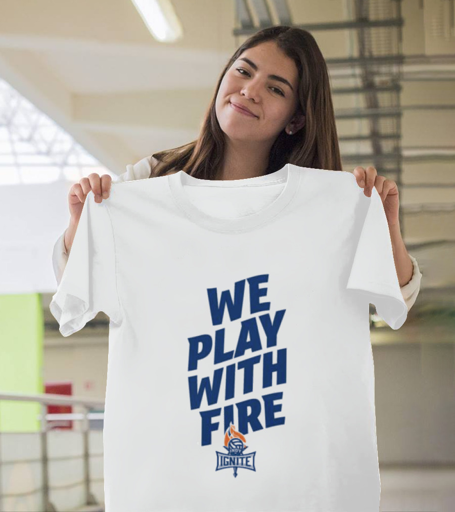 Indy Ignitevb We Play With Fire Cropped T-Shirt