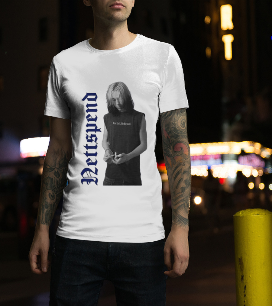 Nettspend Early Life Crisis Old English T-Shirt