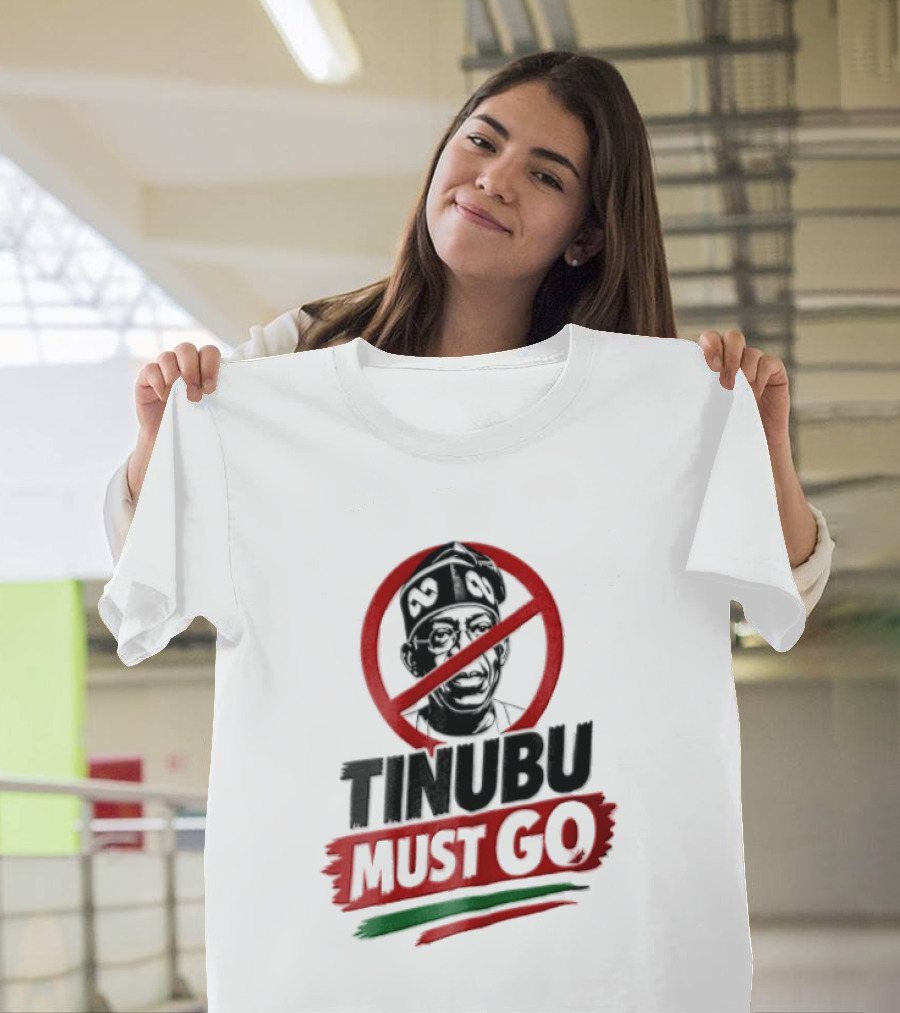 Tinubu Must Go Traditional Cap Crossed Out T-Shirt