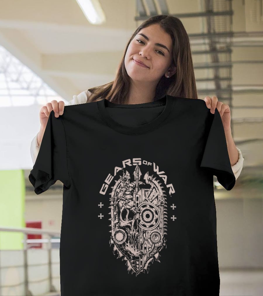 Affliction Clothing Gears Of War Skull T-Shirt