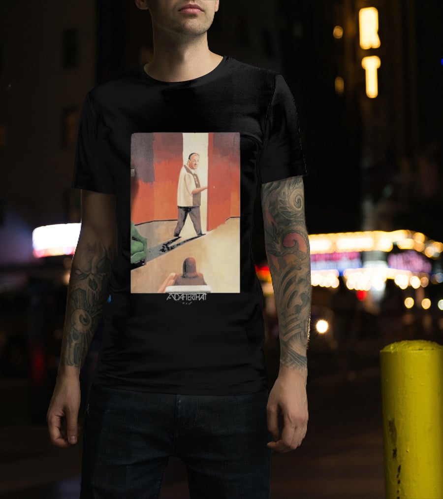 After That Therapy Scene Black Edge T-Shirt