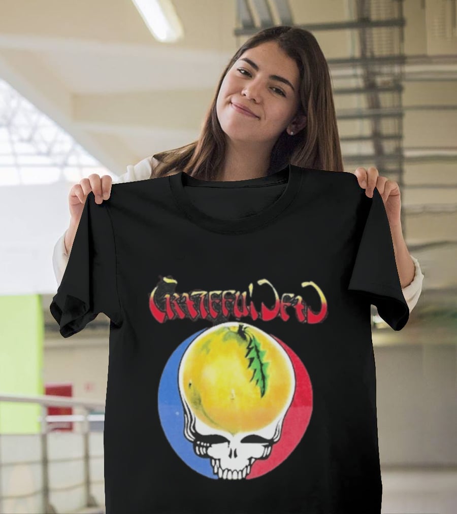 Grateful Dead Steal Your Face Pomelo Skull T-Shirt