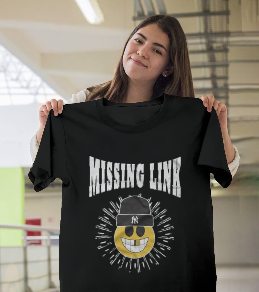 Closed Casket Activities Missing Link Smiley NY Cap T-Shirt