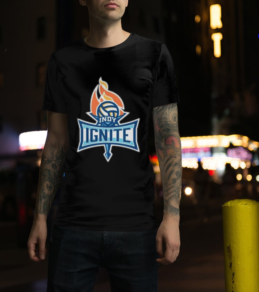 Indy Ignite Volleyball Flame T-Shirt