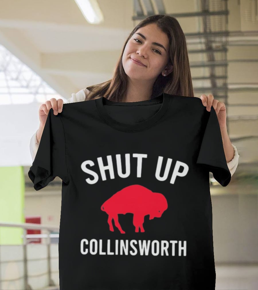 Shut Up Collinsworth Red Buffalo T-Shirt