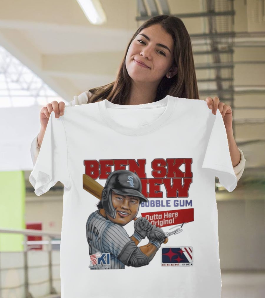 Been Ski View Bubble Gum Outta Here Baseball Original T-Shirt