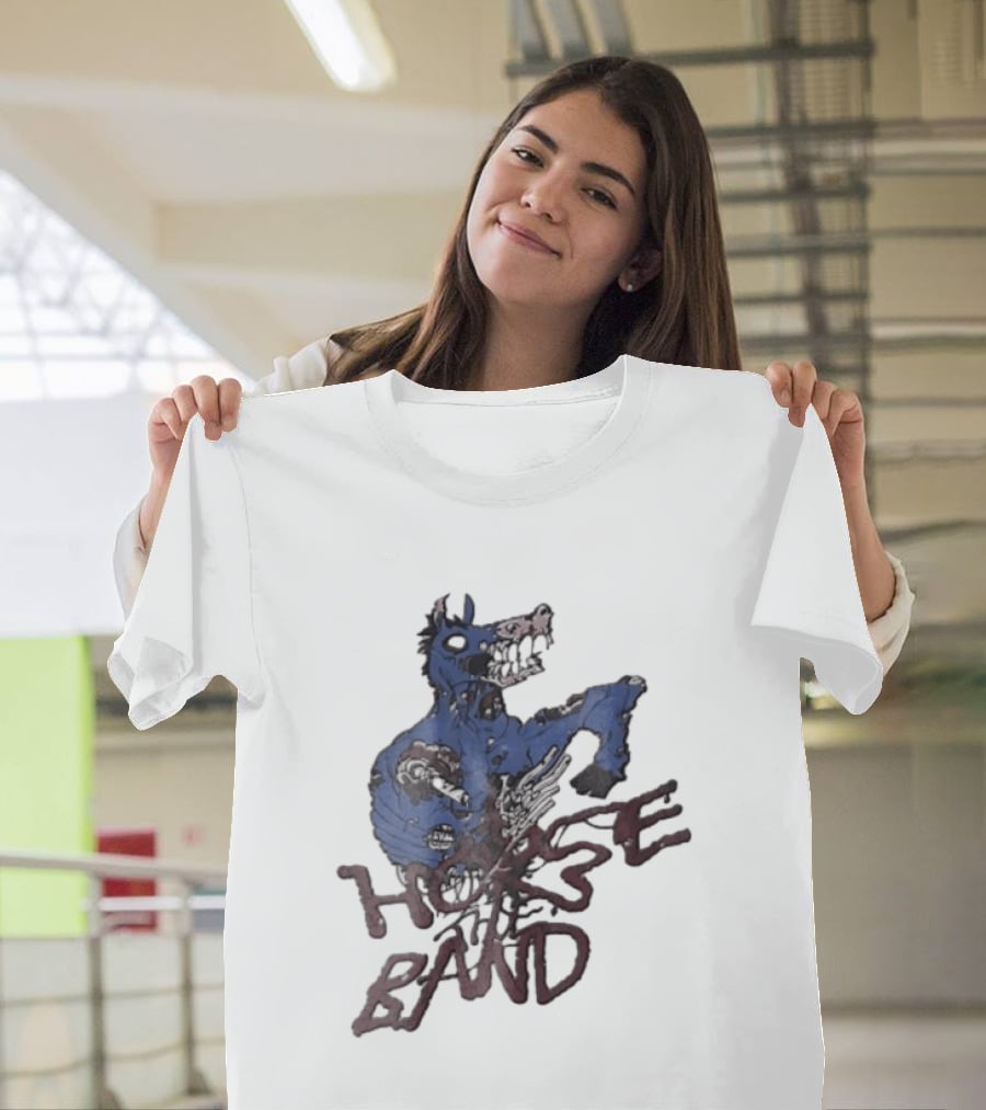 Horse The Band Zombie Horse Creature Monster T-Shirt