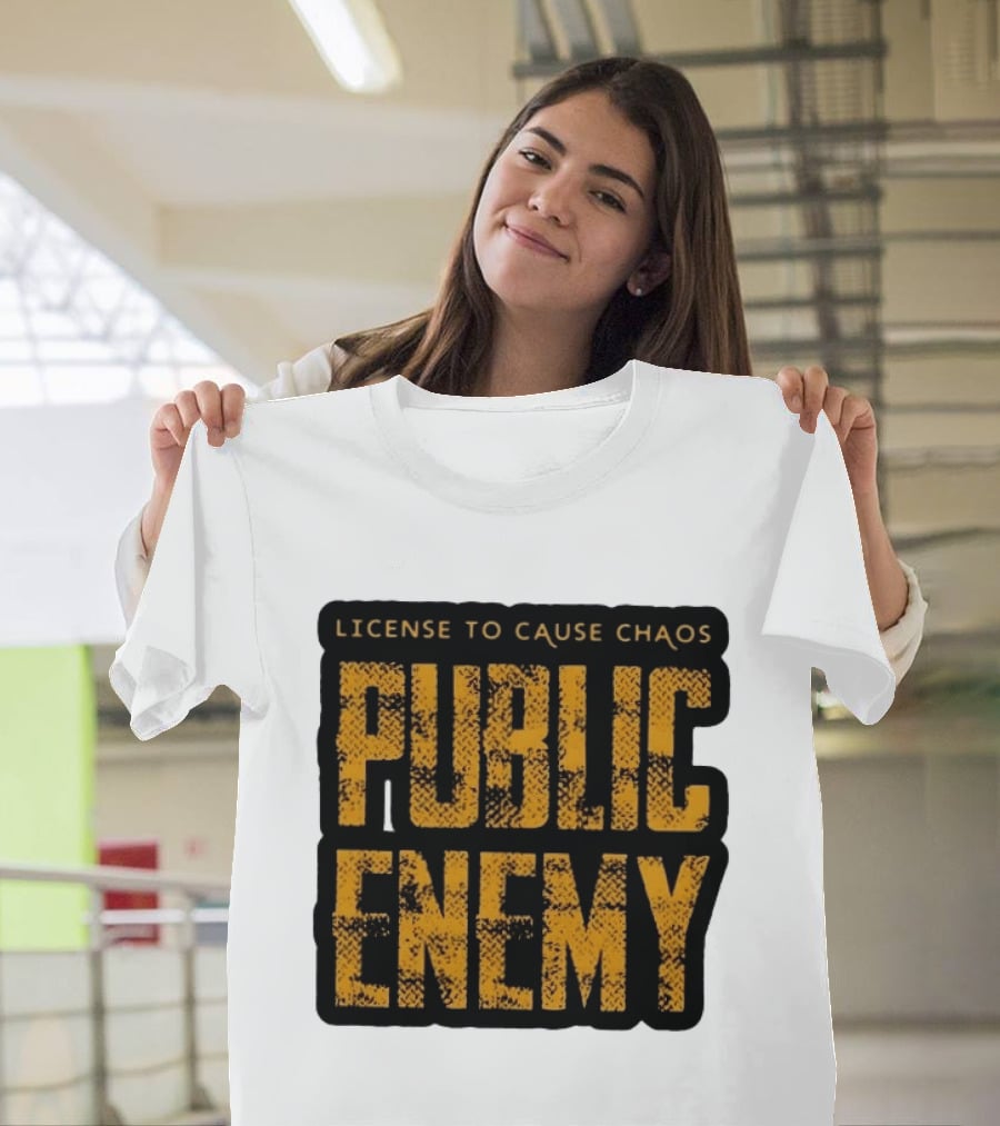 License To Cause Chaos Public Enemy T-Shirt