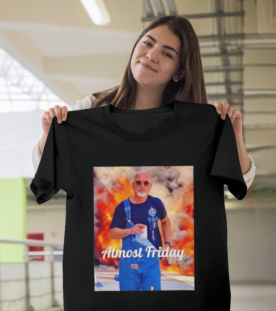 Almost Friday Clash Los Angeles California Explosive T-Shirt