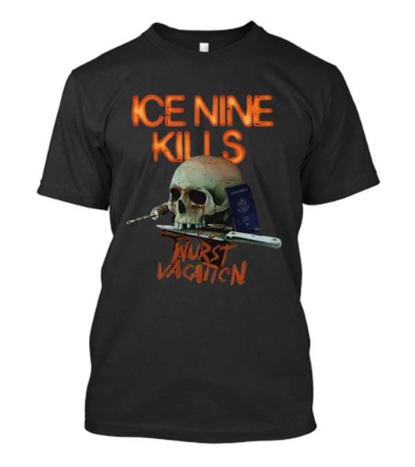 Ice Nine Kills Skull Passport Wurst Vacation T-Shirt