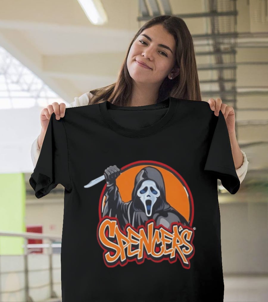 Ghost Face Spencers Halloween 2026 T-Shirt