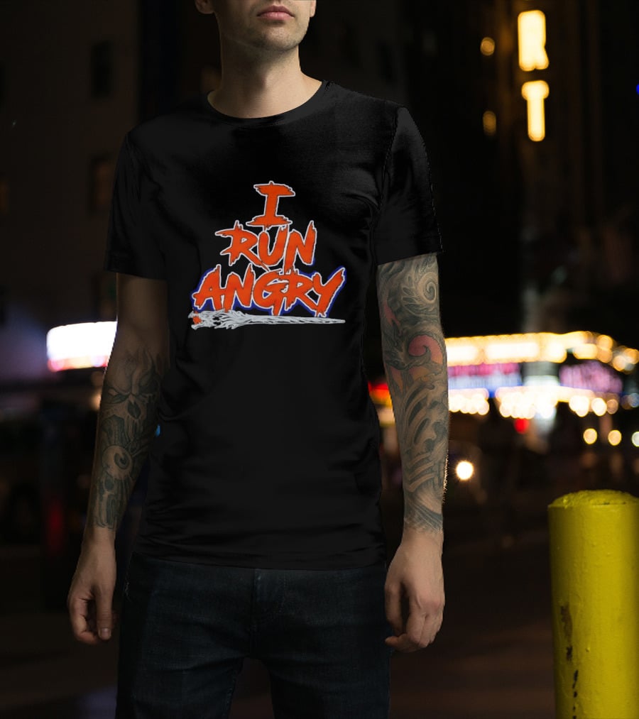 Kyle Monangai Chicago Bears I Run Angry 2026 T-Shirt