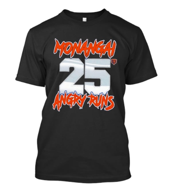 Monangai 25 Angry Runs Chicago Bears 2026 T-Shirt