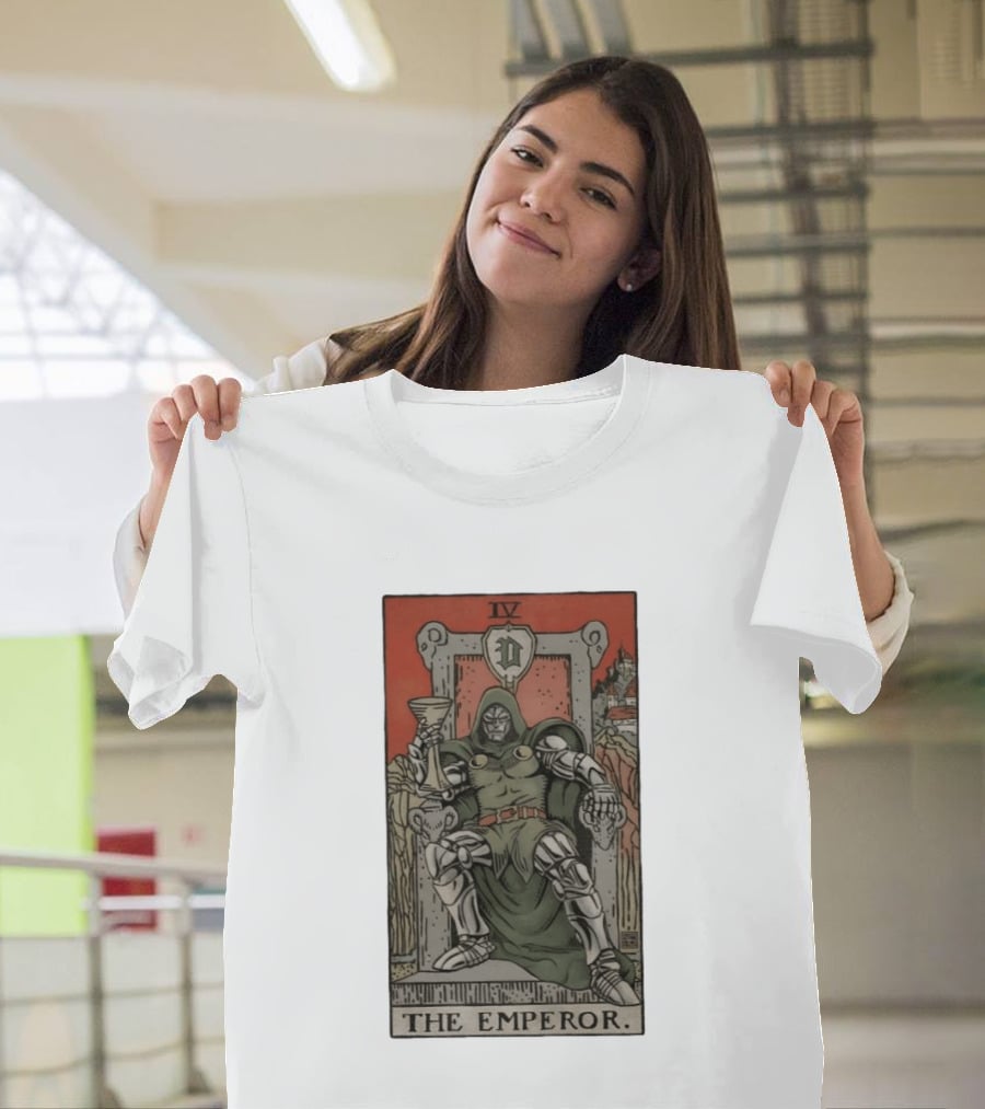 Doctor Doom IV Tarot Card The Emperor Marvel T-Shirt