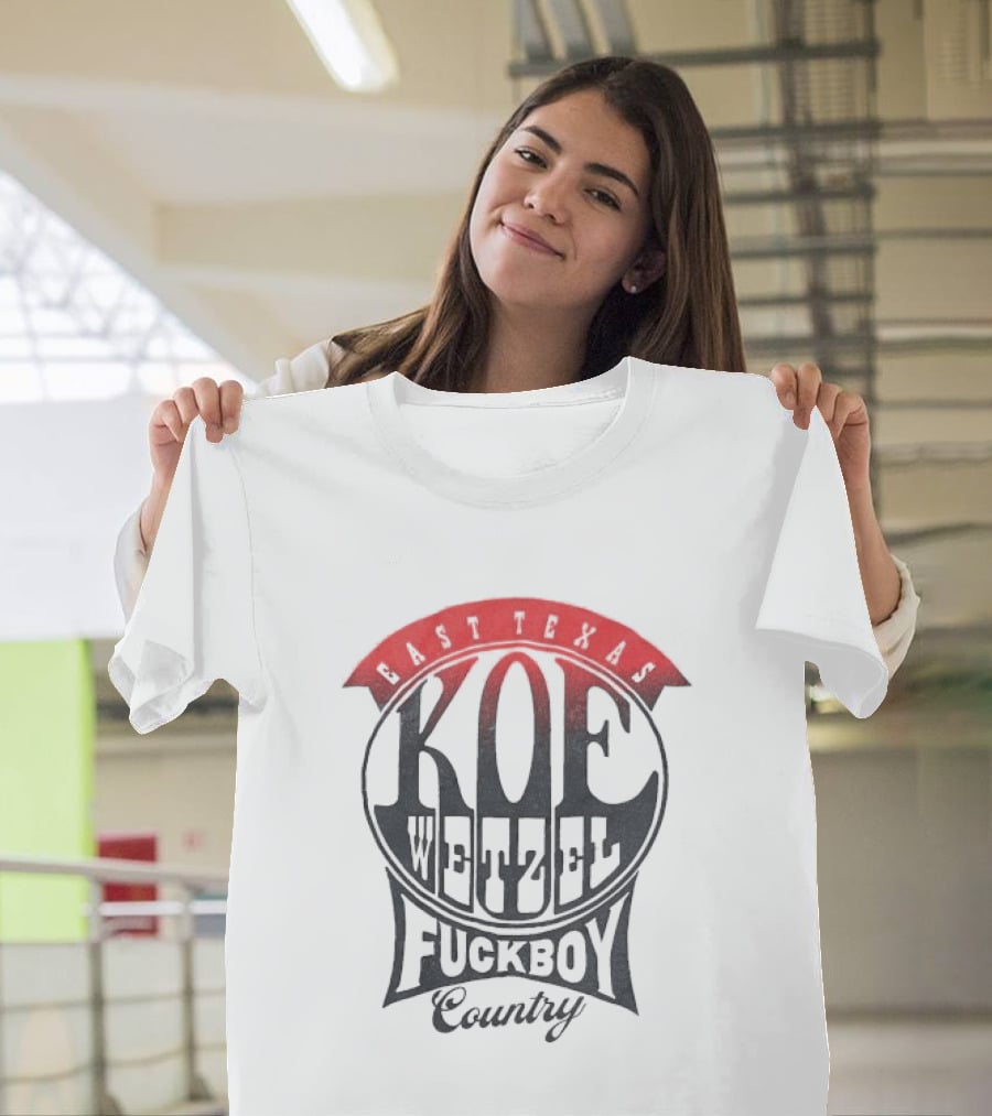 Koe Wetzel East Texas Fuckboy Country Bowtie T-Shirt