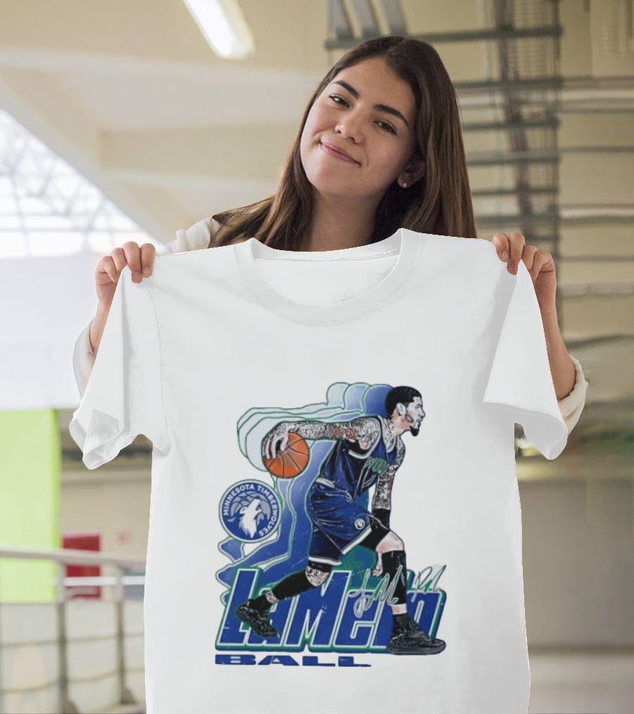 Minnesota Timberwolves LaMelo Ball 2026 Basketball T-Shirt