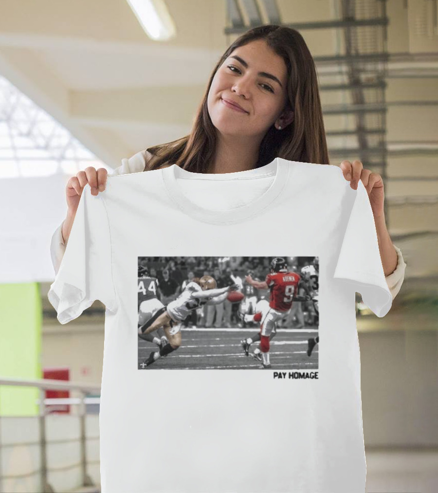 New Orleans Saints Steve Gleason Blocked Punt Pay Homage T-Shirt