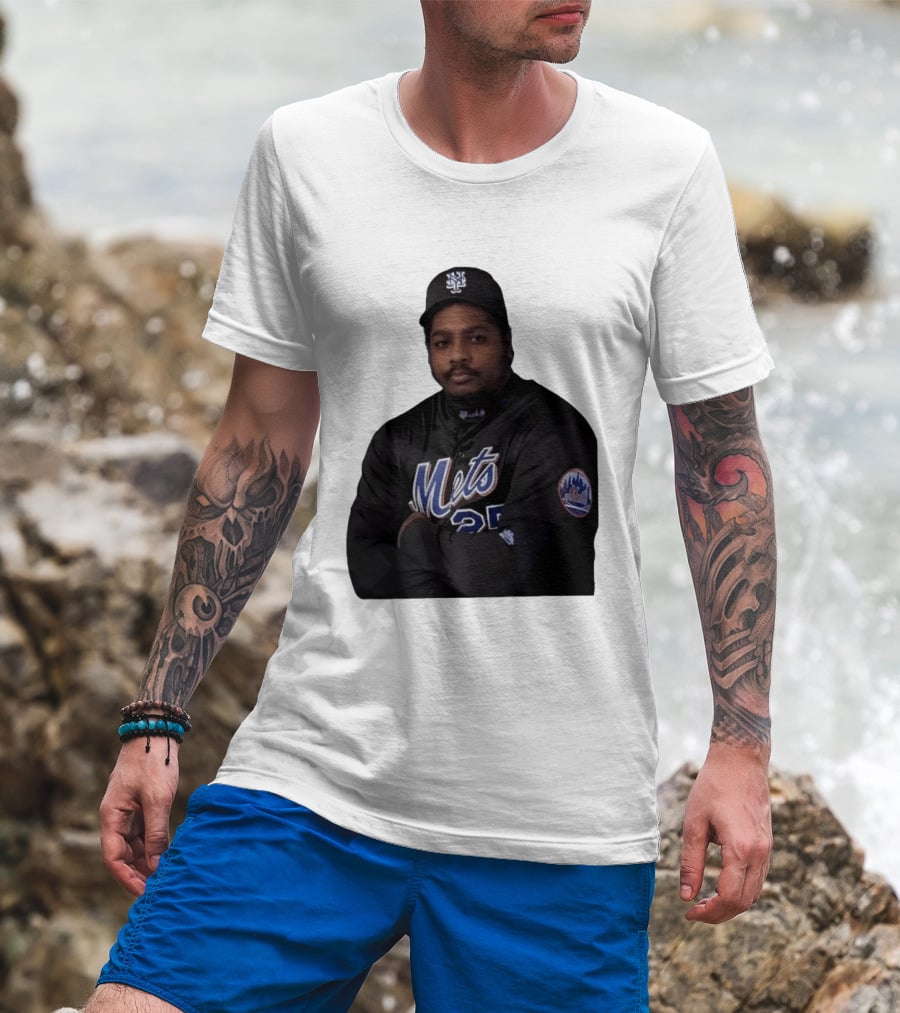New York Mets Baseball Player 25 MLB Jersey Black T-Shirt