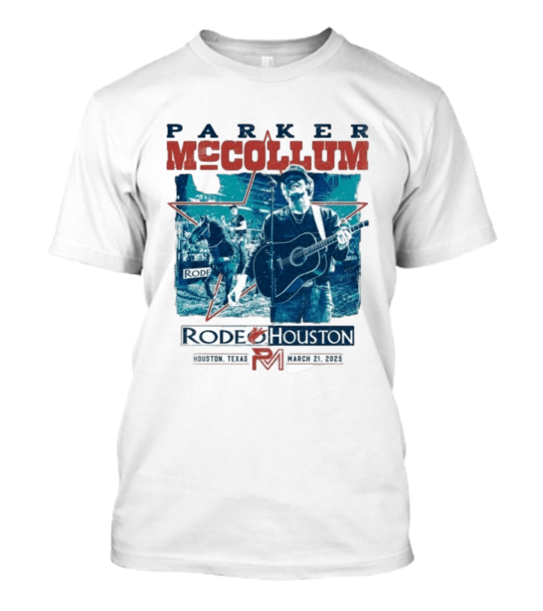 Parker McCollum Live At Rodeo Houston Texas March 21 2025 T-Shirt