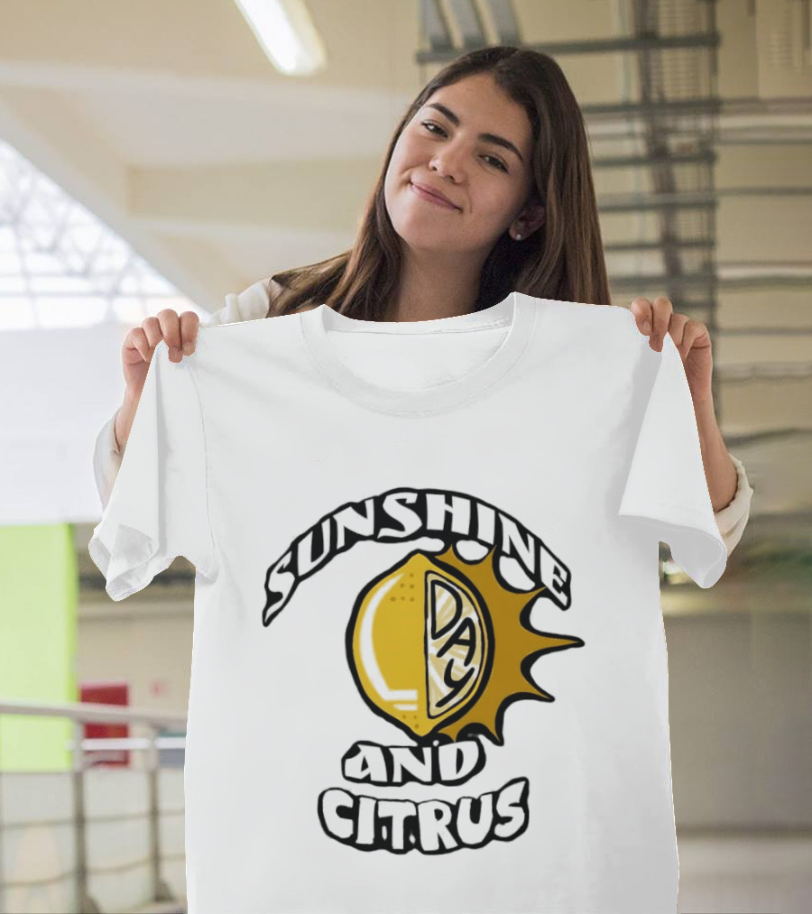 Sunshine Day And Citrus Sun Summer Lemon T-Shirt