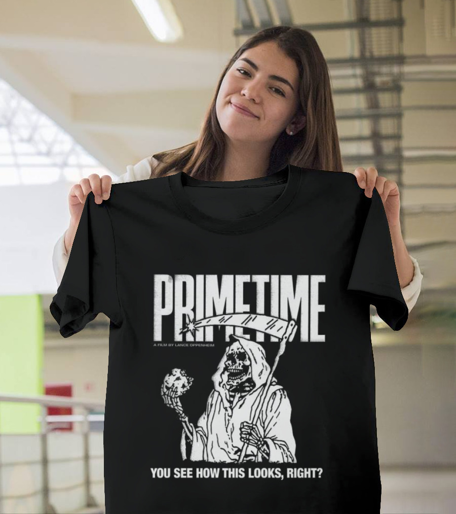 Primetime You See How This Looks Right Reaper A24 Films Store X Farmers Daughter T-Shirt