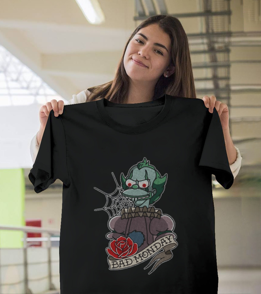 Bad Monday Krusto Spider Clown Rose T-Shirt