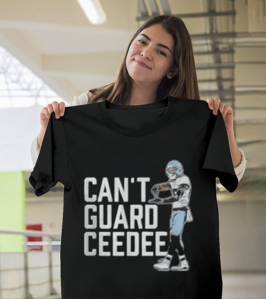 Can't Guard CeeDee 88 Dallas Cowboys Football Player Gesture T-Shirt