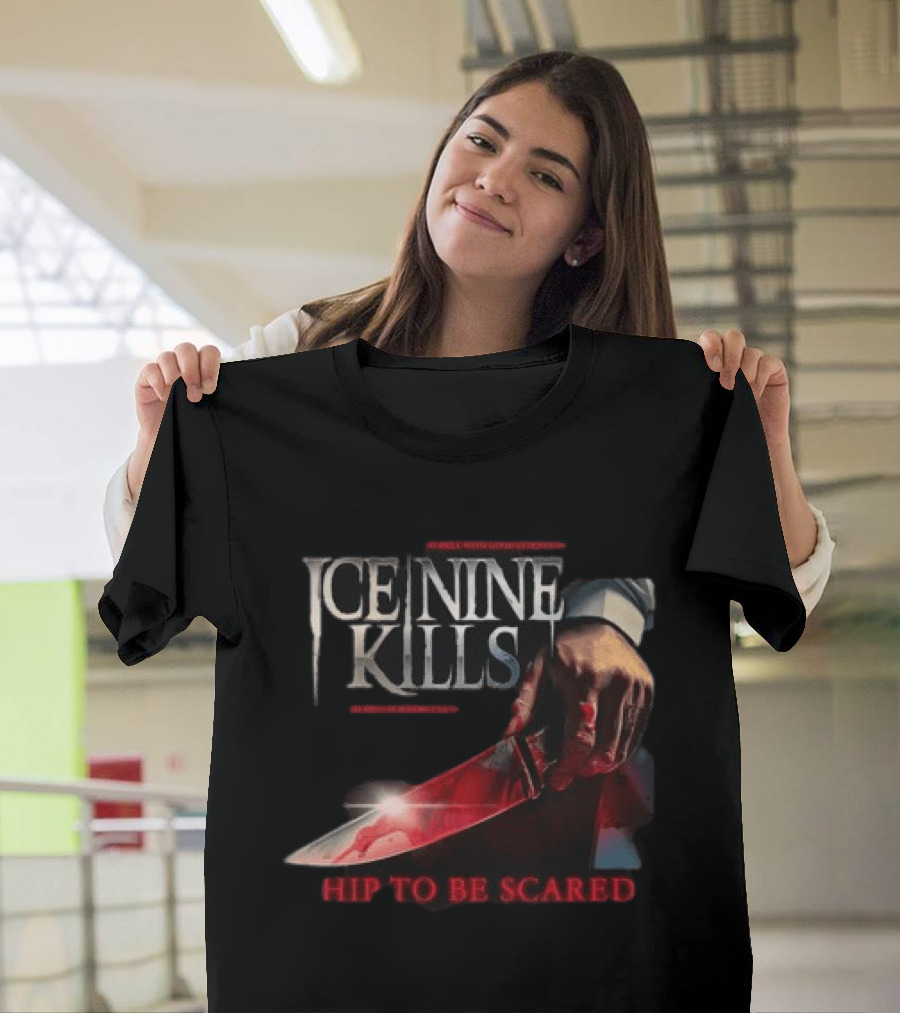 Ice Nine Kills Hip To Be Scared Bloody Knife T-Shirt