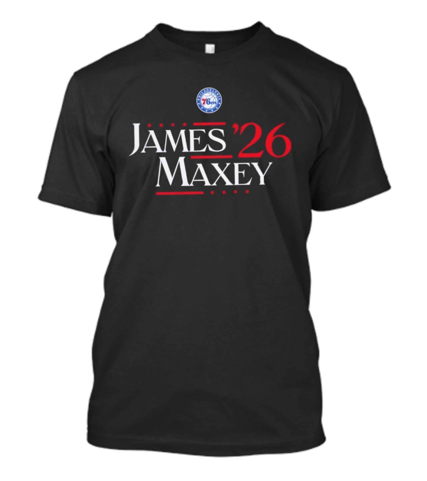 Philadelphia 76ers James Maxey '26 Campaign T-Shirt