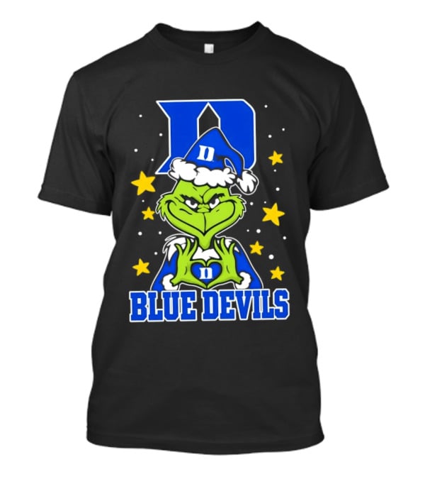 Grinch Christmas Duke Blue Devils NCAA T-Shirt