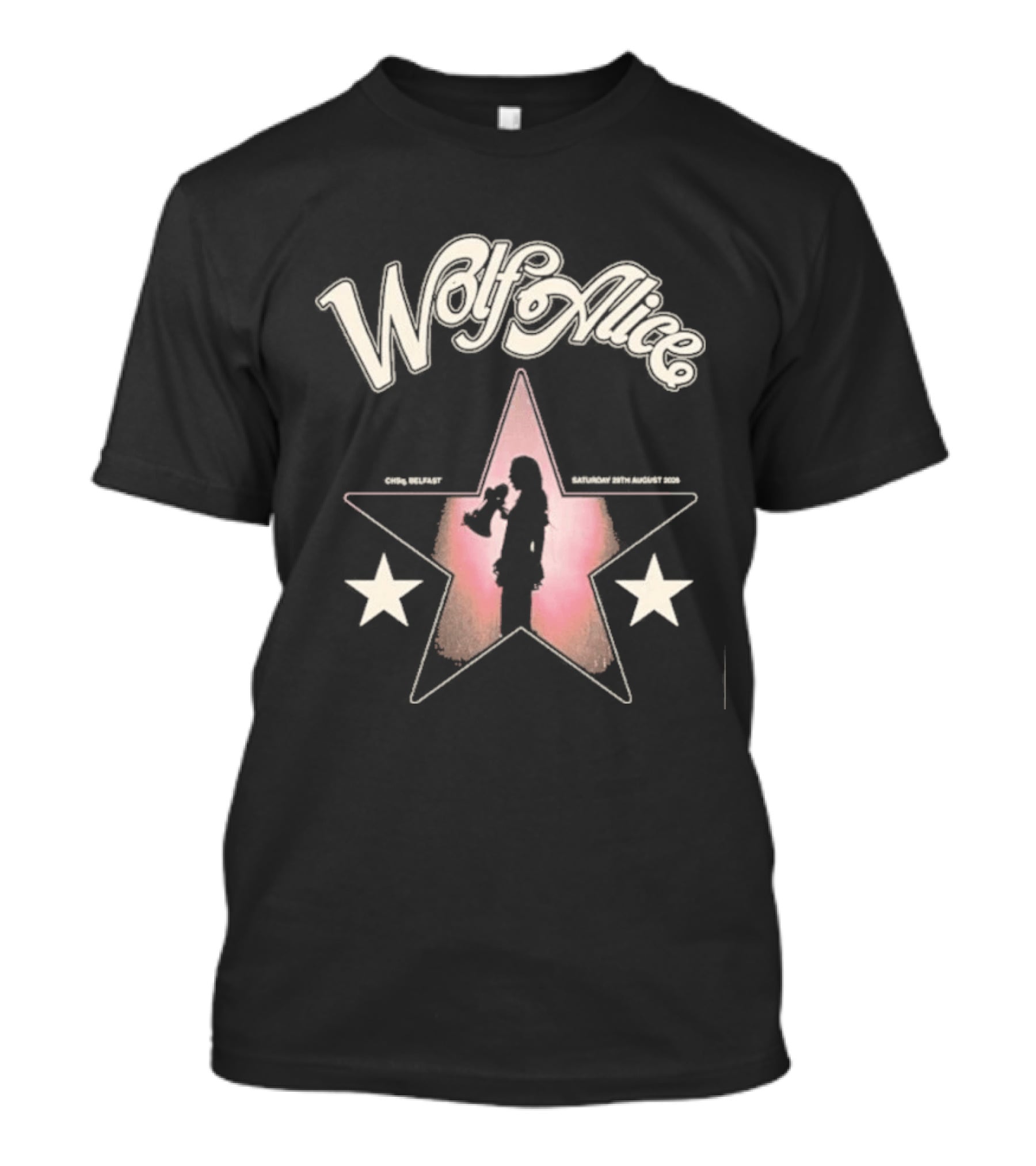 Wolf Alice Belfast Event Star T-Shirt