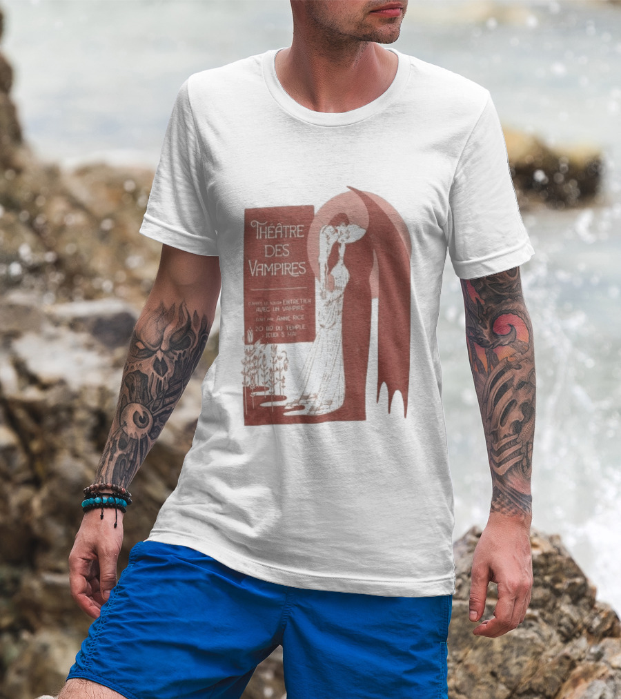 Théâtre Des Vampires Entretien Avec Un Vampire Anne Rice 20 BD Du Temple Jeudi 5 Mai T-Shirt