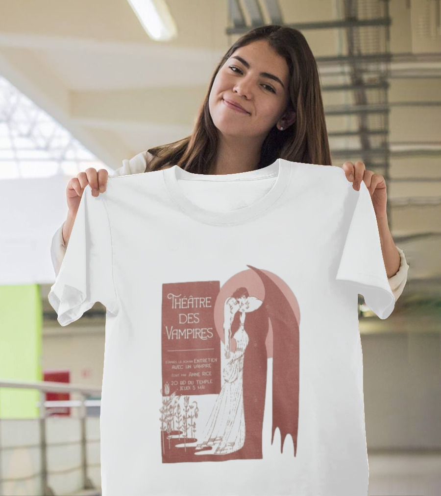 Théâtre Des Vampires Entretien Avec Un Vampire Anne Rice 20 BD Du Temple Jeudi 5 Mai T-Shirt