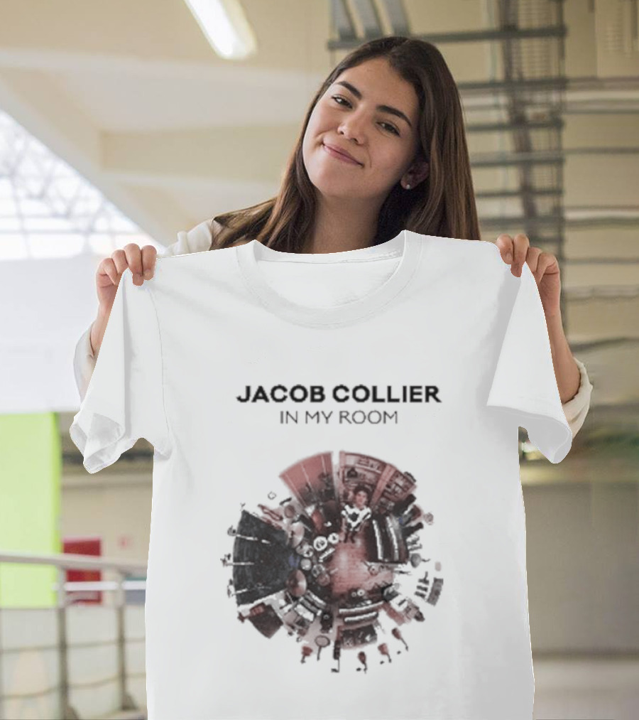 Jacob Collier In My Room Album Abstract Circular T-Shirt