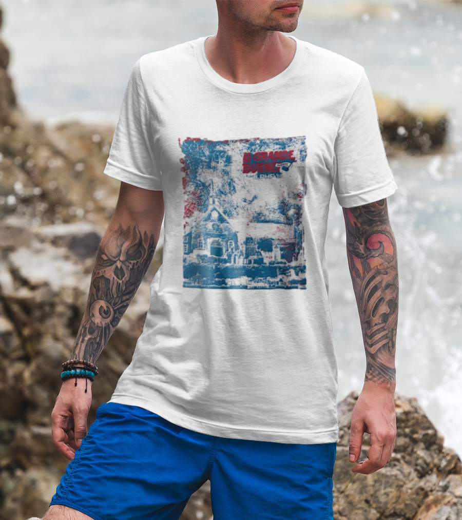 Lphf La Grande Tournee Quebec City Skyline Church Buildings T-Shirt