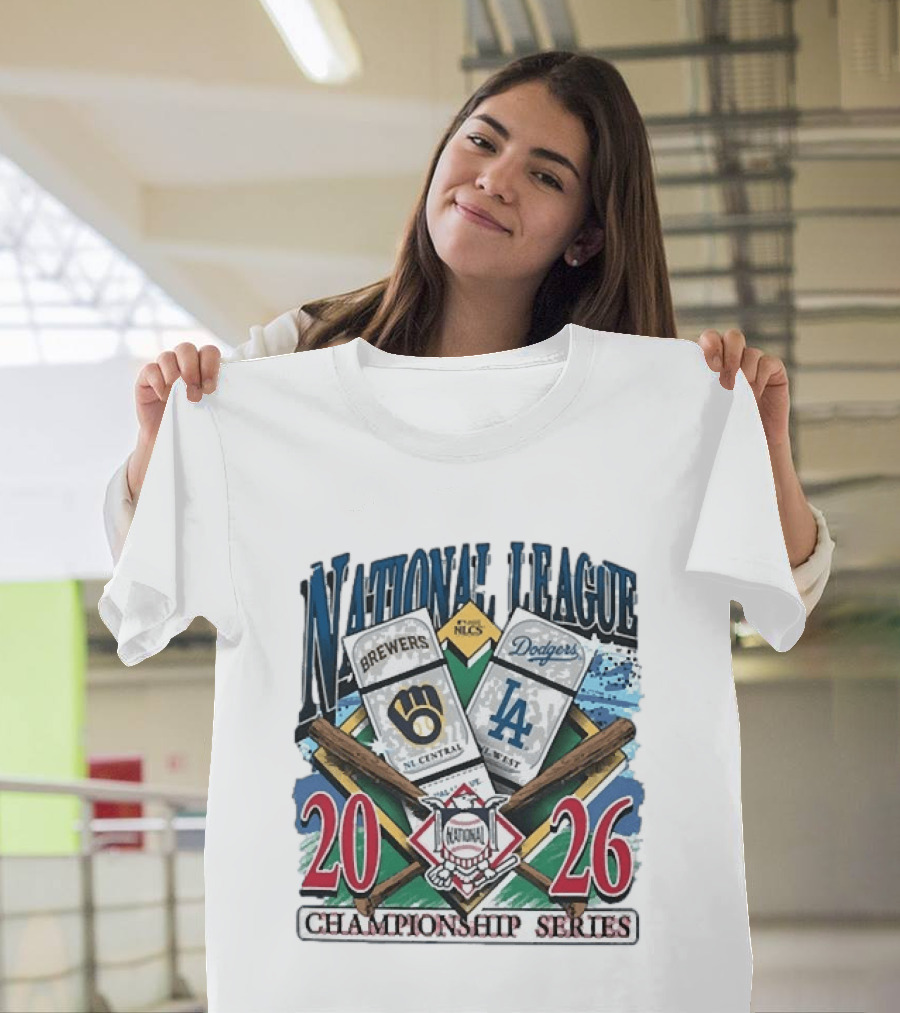 Milwaukee Brewers Los Angeles Dodgers 2026 National League Championship Series Matchup T-Shirt