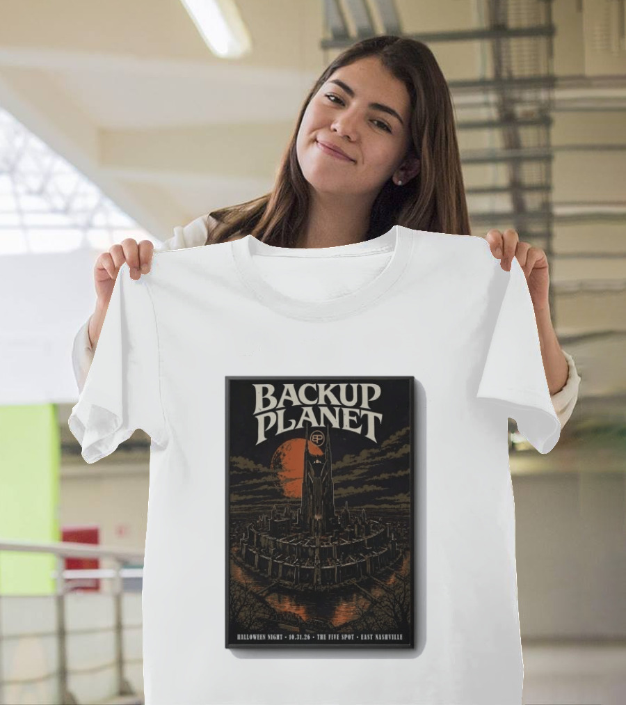 Halloween Night Backup Planet The Five Spot East Nashville 10.31.26 T-Shirt