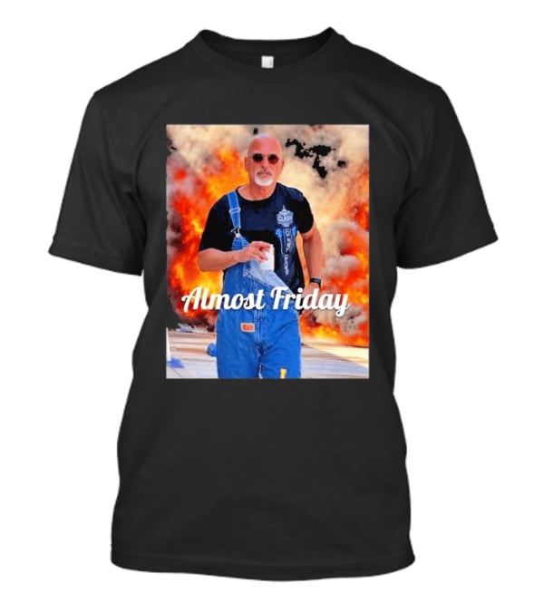 Almost Friday Howie Mandel Clash Explosion Scene T-Shirt