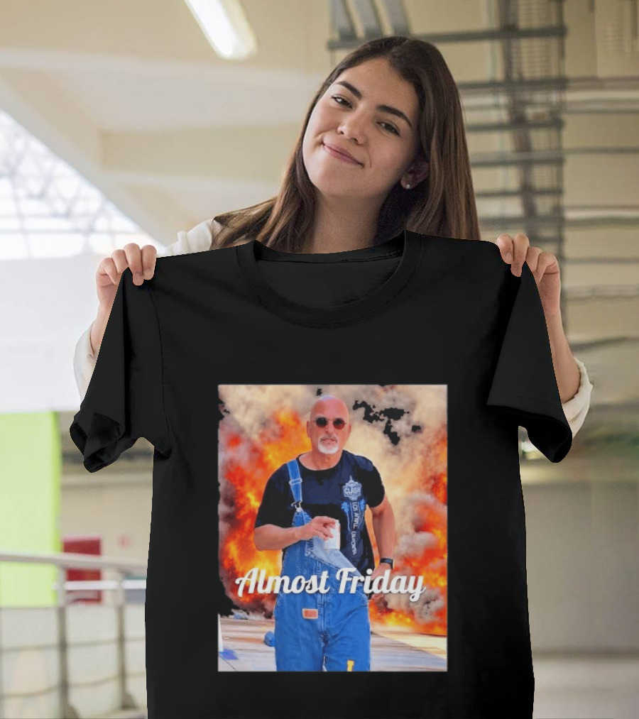 Almost Friday Howie Mandel Clash Explosion Scene T-Shirt