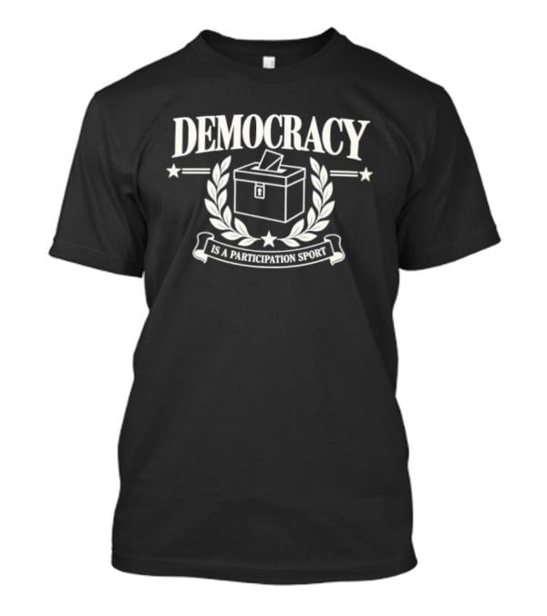 Democracy Participation Sport Voting Symbol Box T-Shirt
