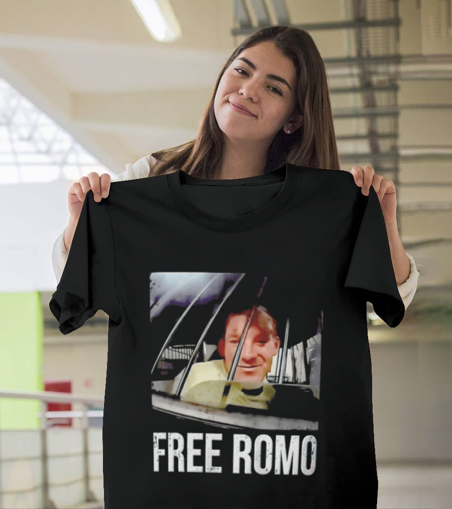 FREE ROMO Football Quarterback Prison Bars T-Shirt